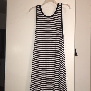 Striped dress- long xl